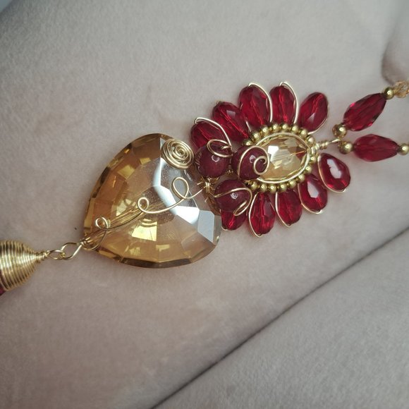 NECKLACE AND EARRINGS - Picture 4 of 5